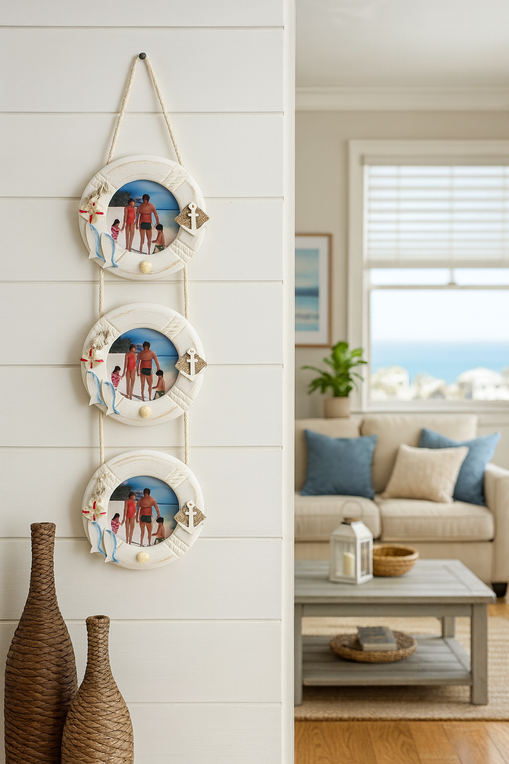 Voyage Nautical Hanging Photo Frame
