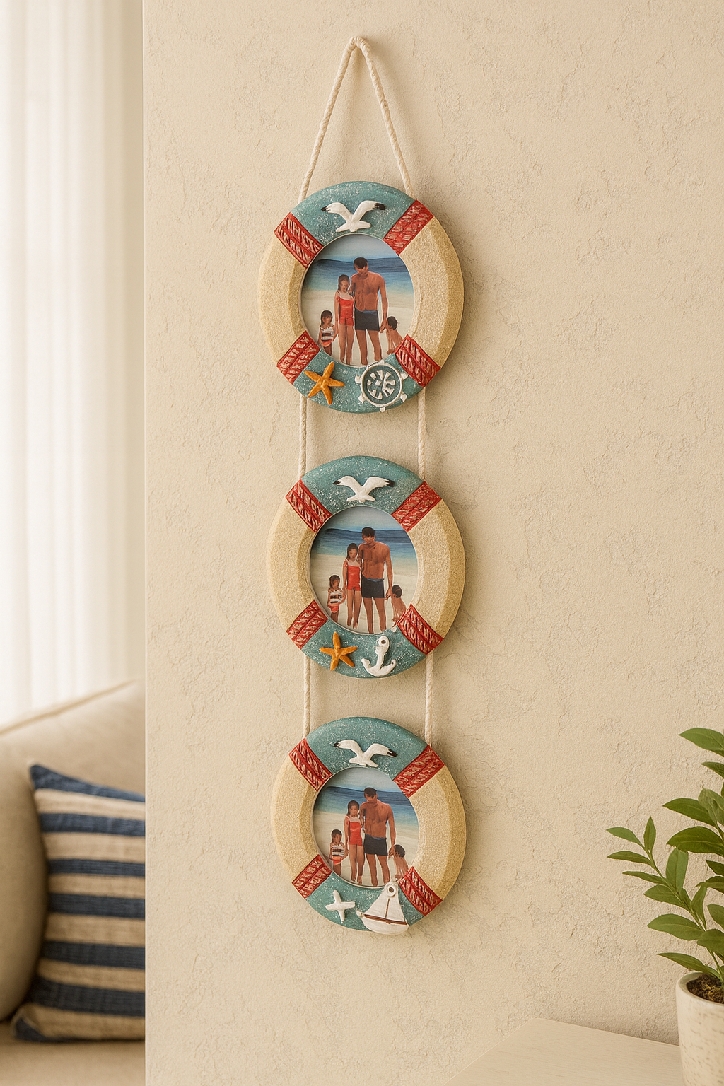 Voyage Nautical Hanging Photo Frame