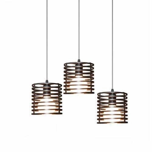Modern Pendant Lights with Cage Design