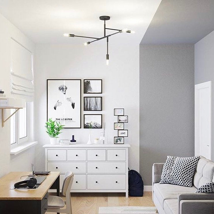 Modern Minimalist Ceiling Light with Branch Design