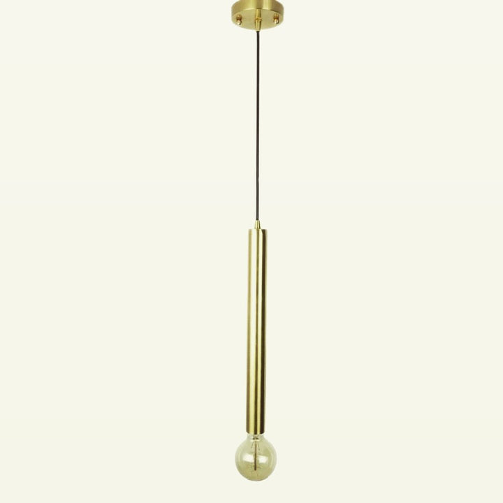Modern Gold Pendant Lights with Sleek Cylindrical Design