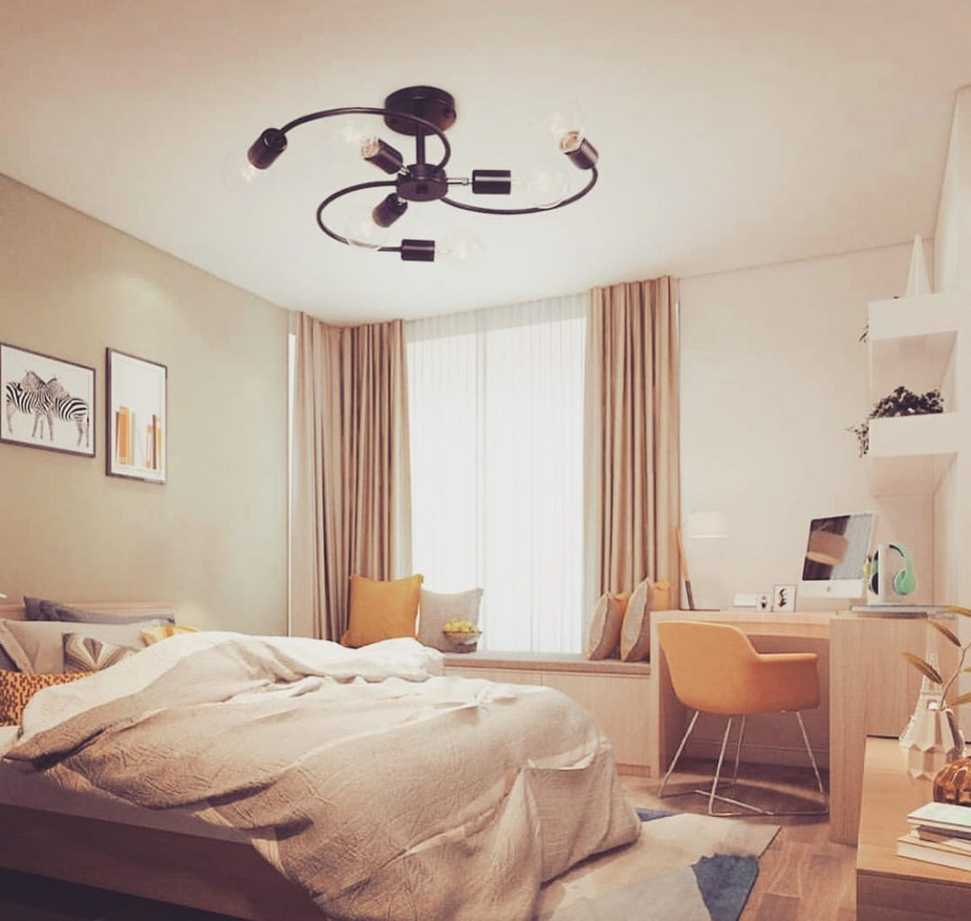 Modern Spiral Ceiling Light