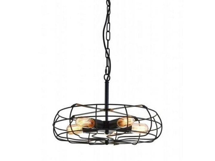 Industrial Cage Pendant Light