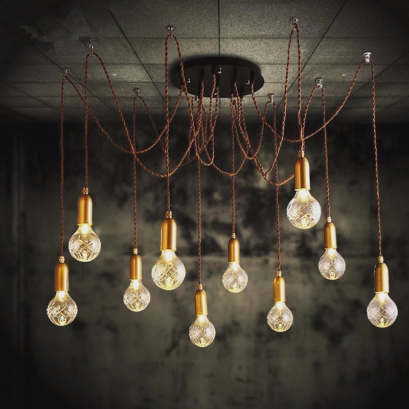 Crystal Globe Hanging Pendant Light