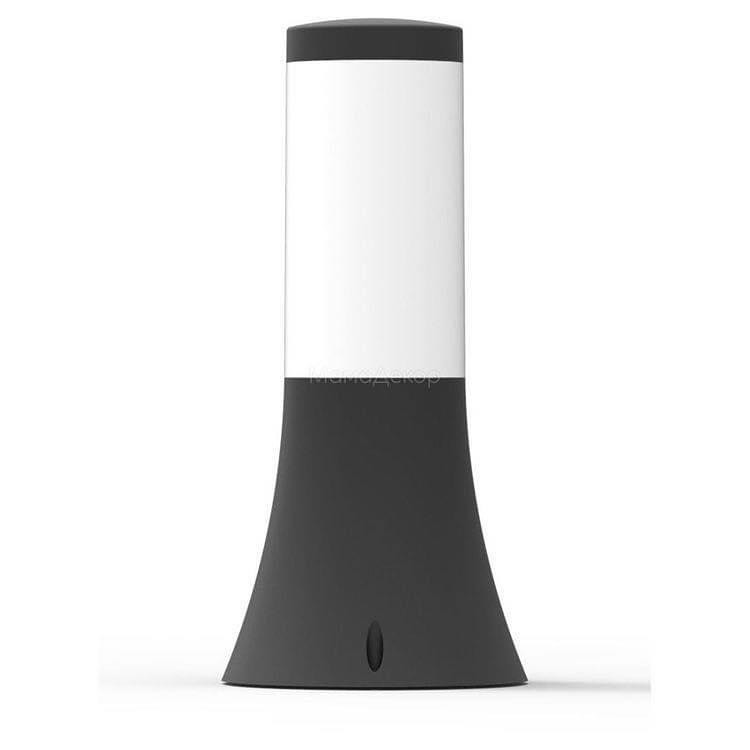 Modern LED Outdoor Light with Black and White Cylindrical Design