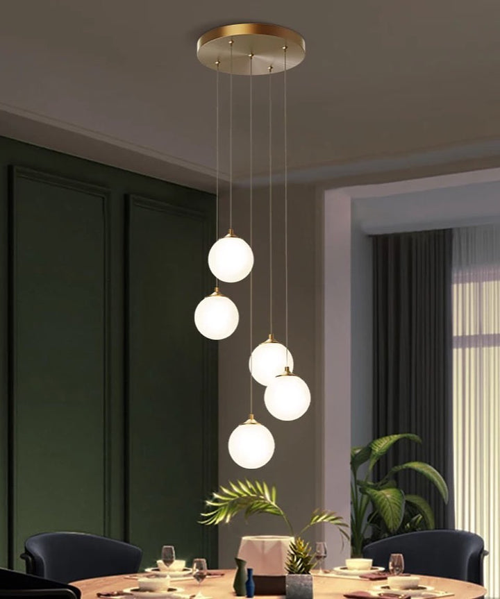 Modern Multi-Globe Pendant Light