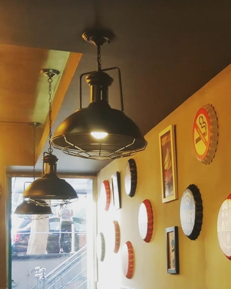 Industrial Cage Pendant Light