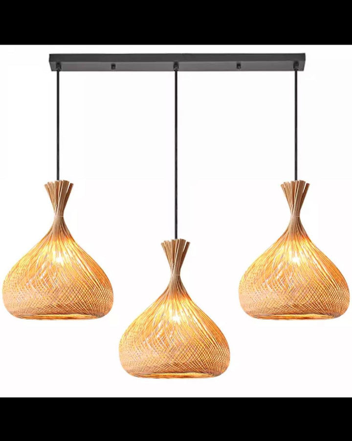 Handcrafted Woven Bamboo Pendant Light