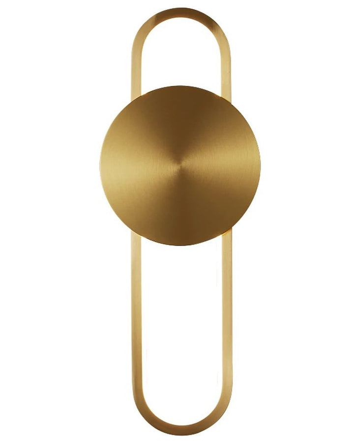 Modern LED Wall Sconce with Gold Finish