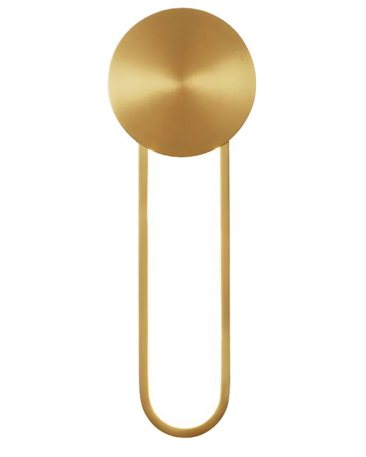 Modern LED Gold Wall Sconce for Living Room