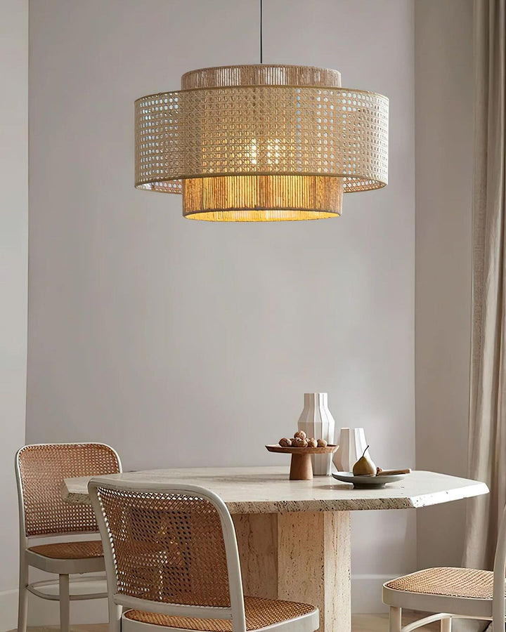 Natural Linen Pendant