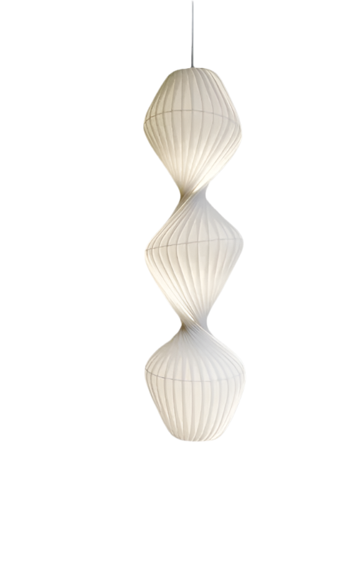 Modern TWIST Sculptural Pendant & floor Light