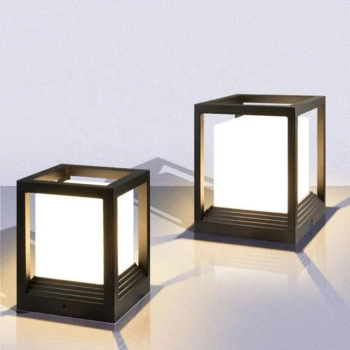 Outdoor Cube Lantern Light