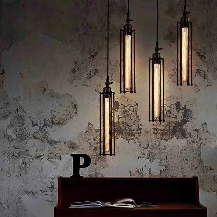 Industrial Tubular Edison Pendant Light