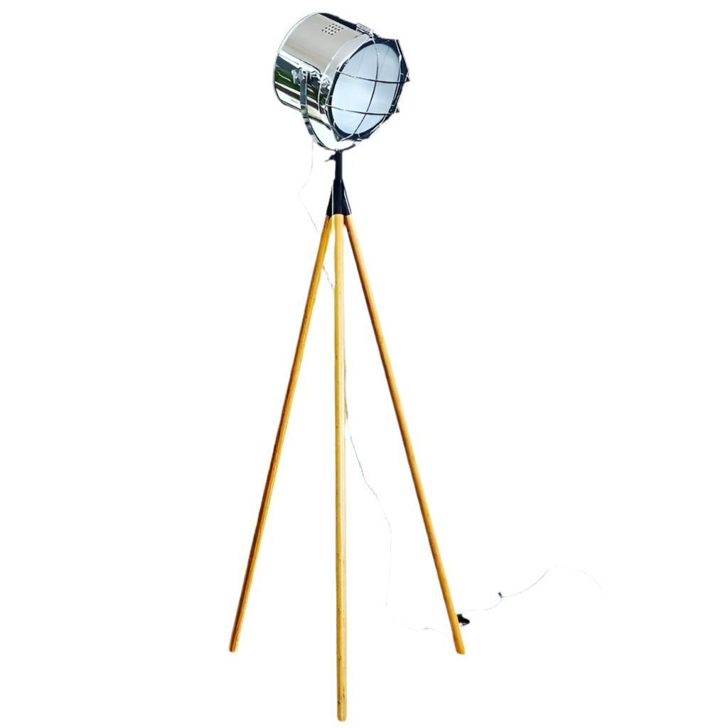 Industrial Tripod Floor Lamp