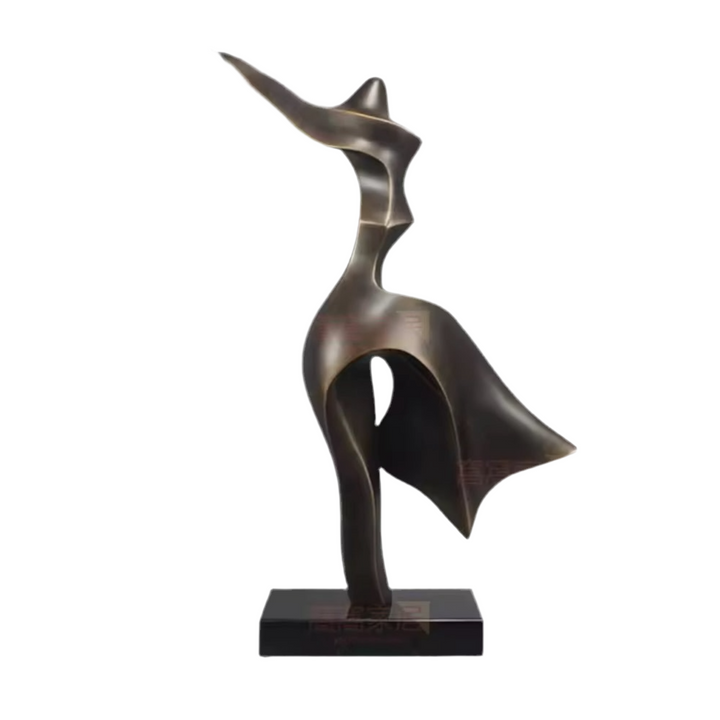 FlowForm - Abstract Bronze finish Resin Sculpture