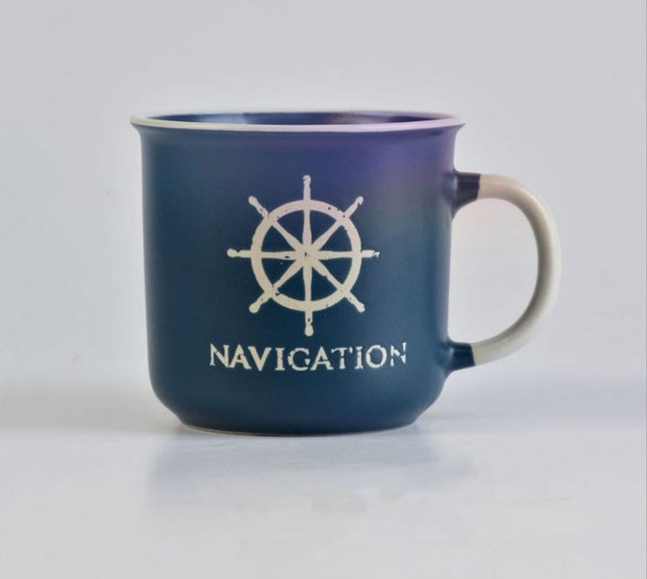 Nautical Navy Ceramic Mug