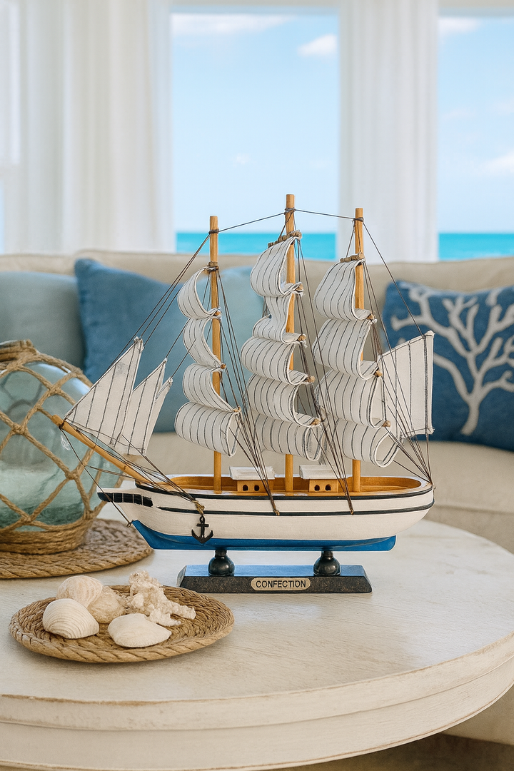 Nautical Sailboat Model