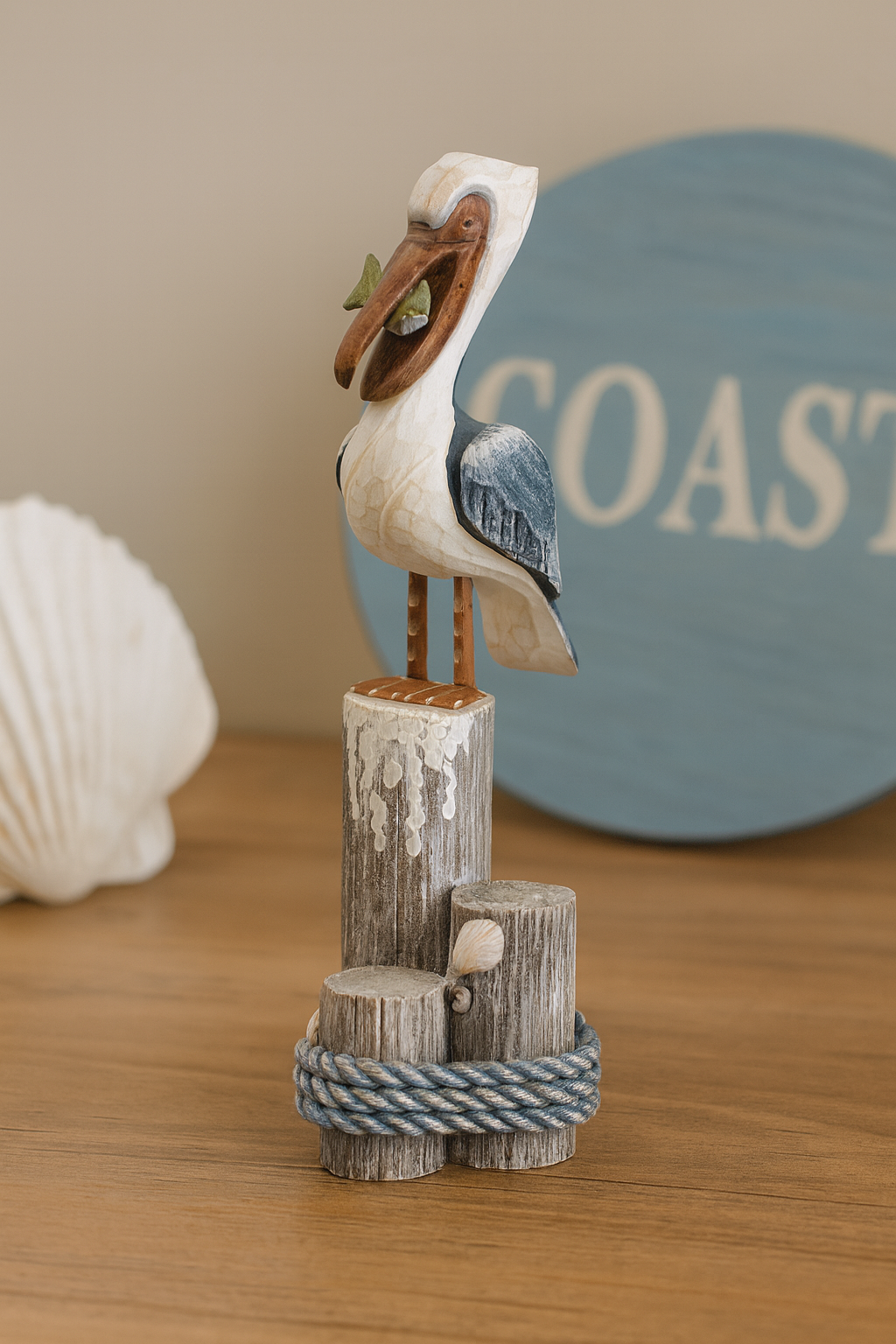 Pelican Coastal Figurine Decor