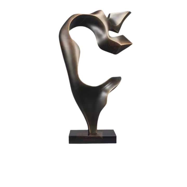 FlowForm - Abstract Bronze finish Resin Sculpture