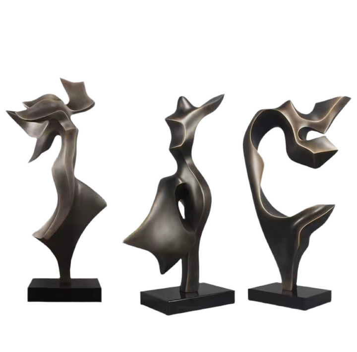 FlowForm - Abstract Bronze finish Resin Sculpture