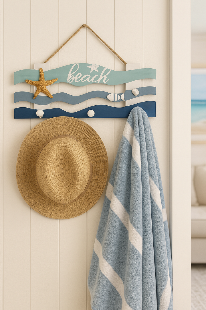 BeachHook - Beach-Themed Wall Hook Rack