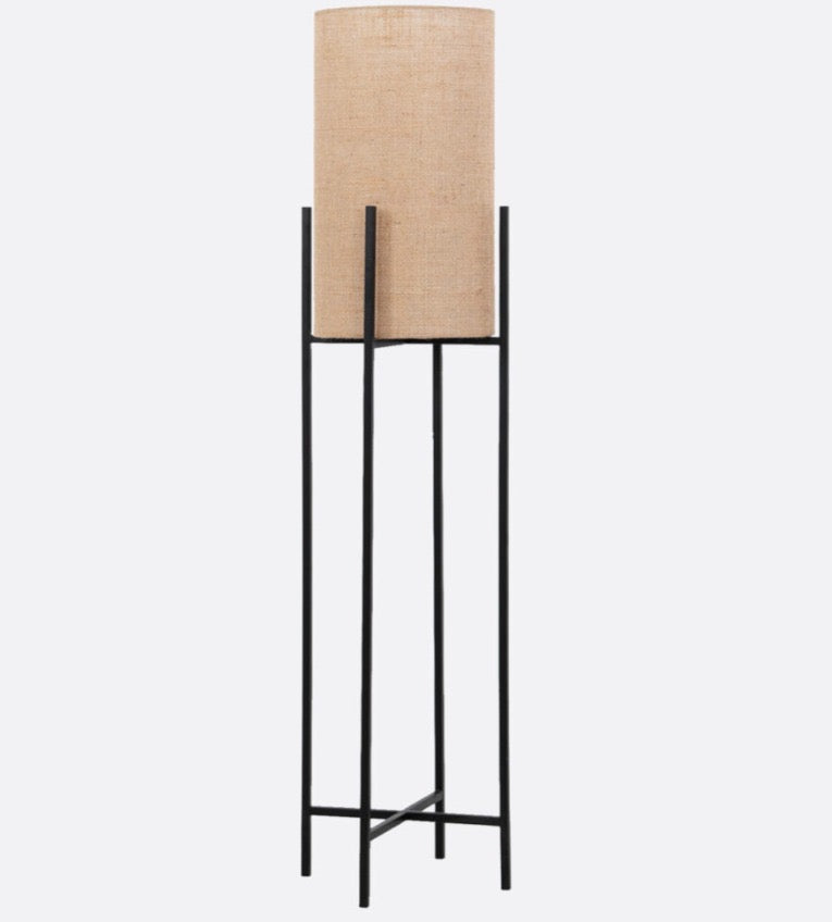 Modern Minimalist Floor Lamp with Fabric Shade