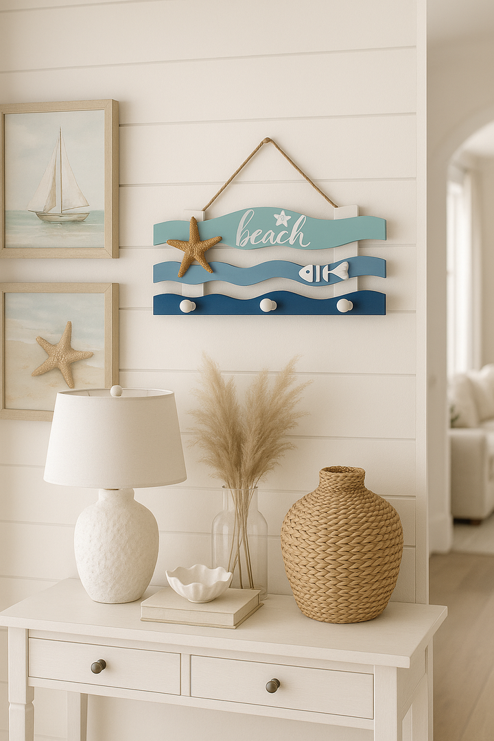 BeachHook - Beach-Themed Wall Hook Rack