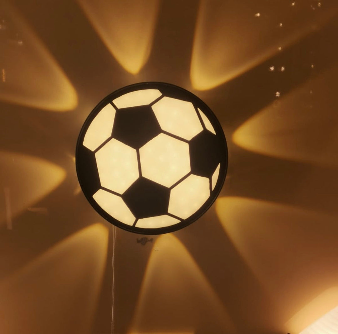 Soccer Ball LED Wall Light for Kids' Room