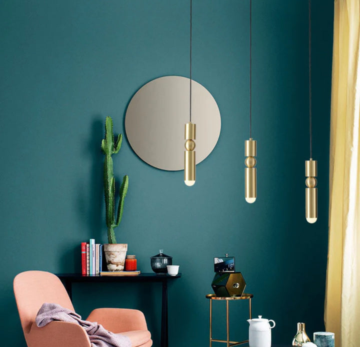 Elegant LED Multi-Tier Brass Pendant