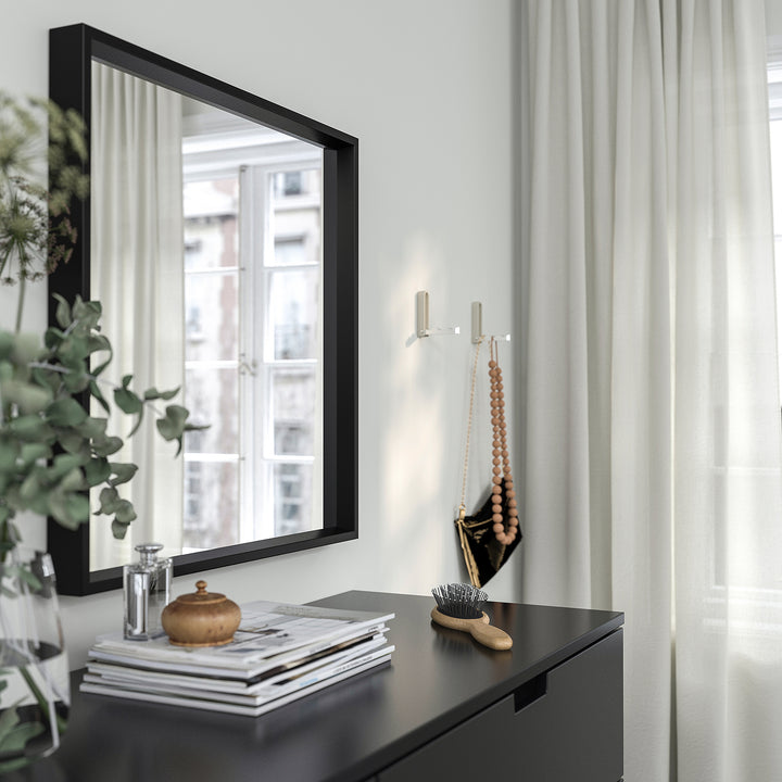 Wall mirror 65x65 black