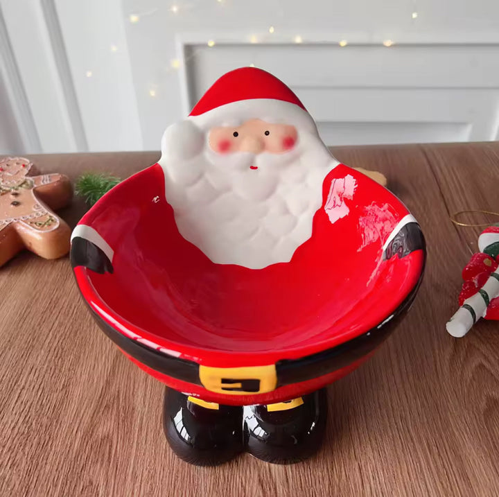 Santa Claus Ceramic Bowl