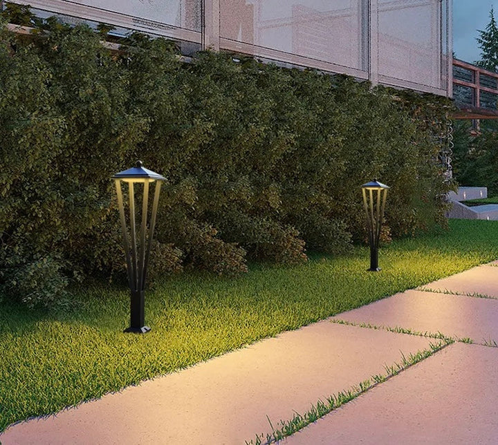 Outdoor LED Modern Lantern Bollard Light