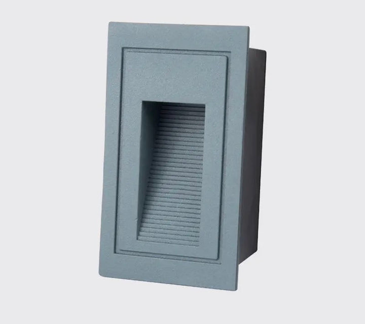 Modern Gray Recessed Step Light - Subtle Illumination