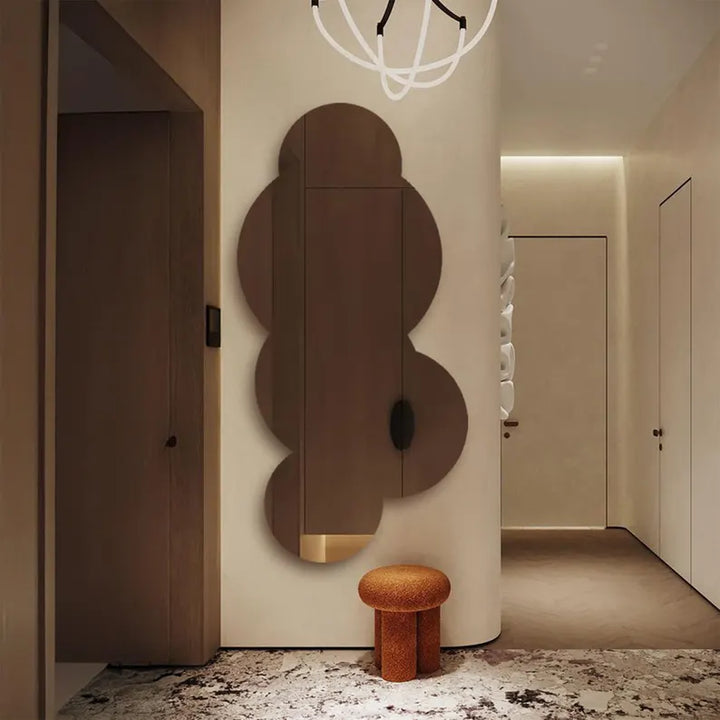 Cloudia - Cloud-Shaped LED Mirror with Warm Glow