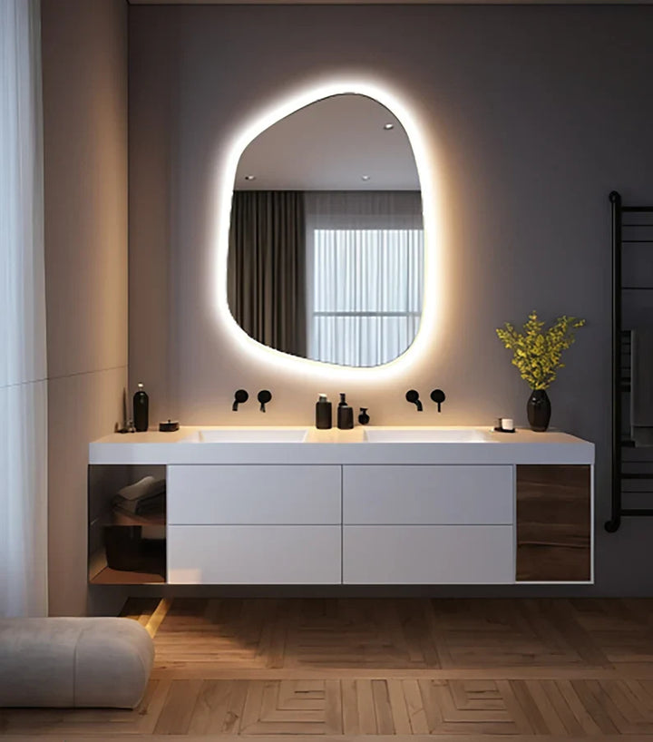 GlowNest - Organic LED Mirror with Ambient Backlight