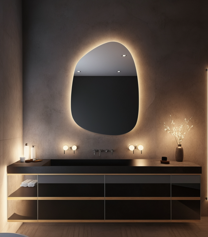 GlowNest - Organic LED Mirror with Ambient Backlight