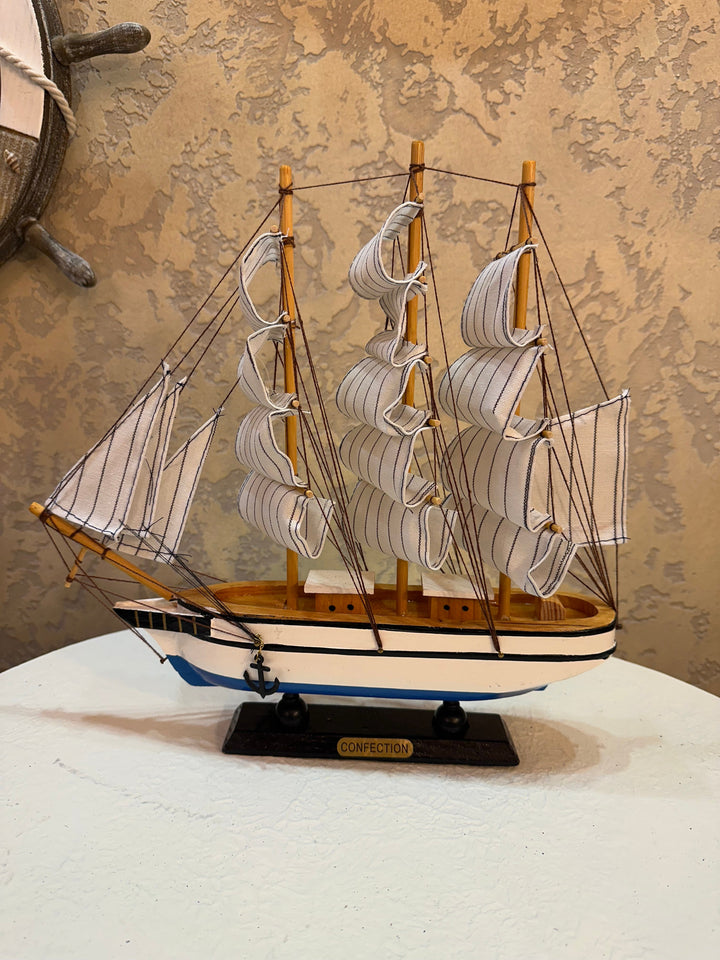 Nautical Sailboat Model