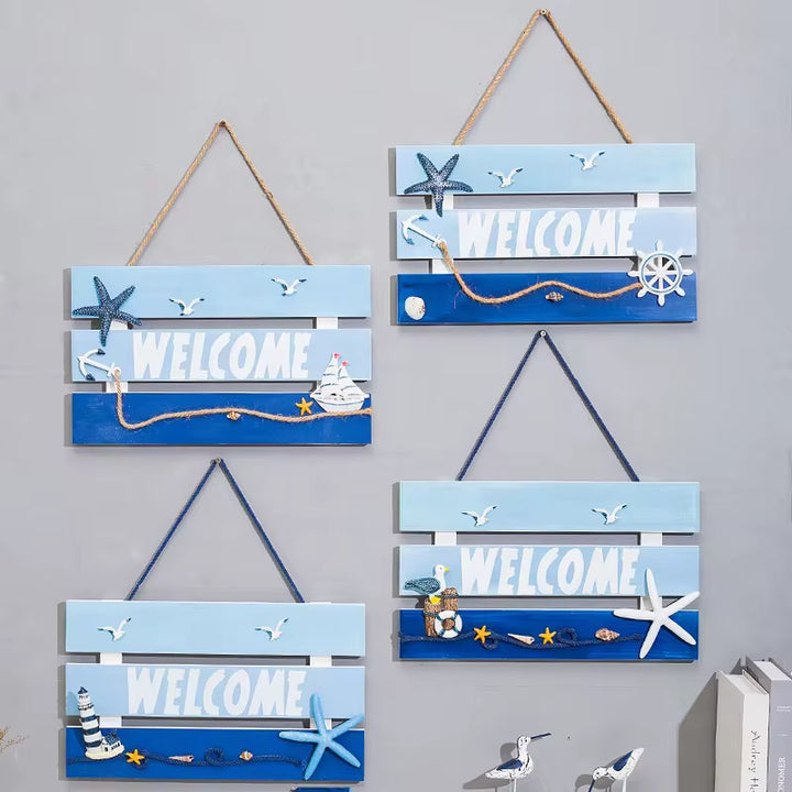 Nautical 'Welcome' Wall Sign