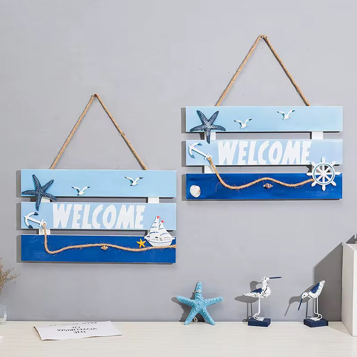 Nautical 'Welcome' Wall Sign