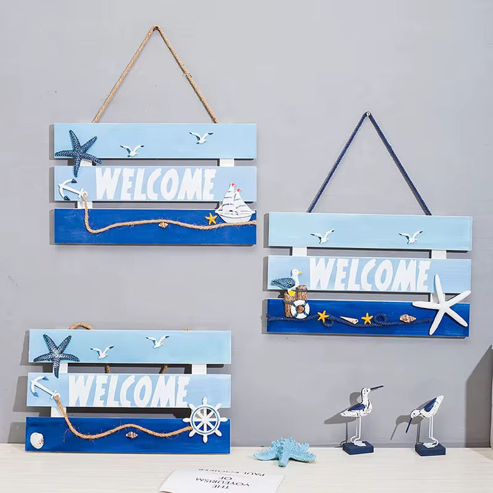 Nautical 'Welcome' Wall Sign