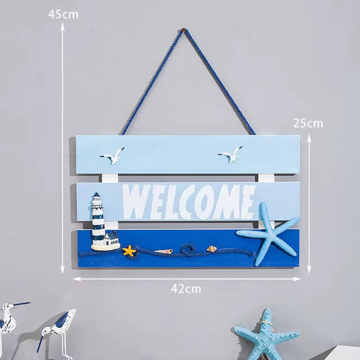 Nautical 'Welcome' Wall Sign