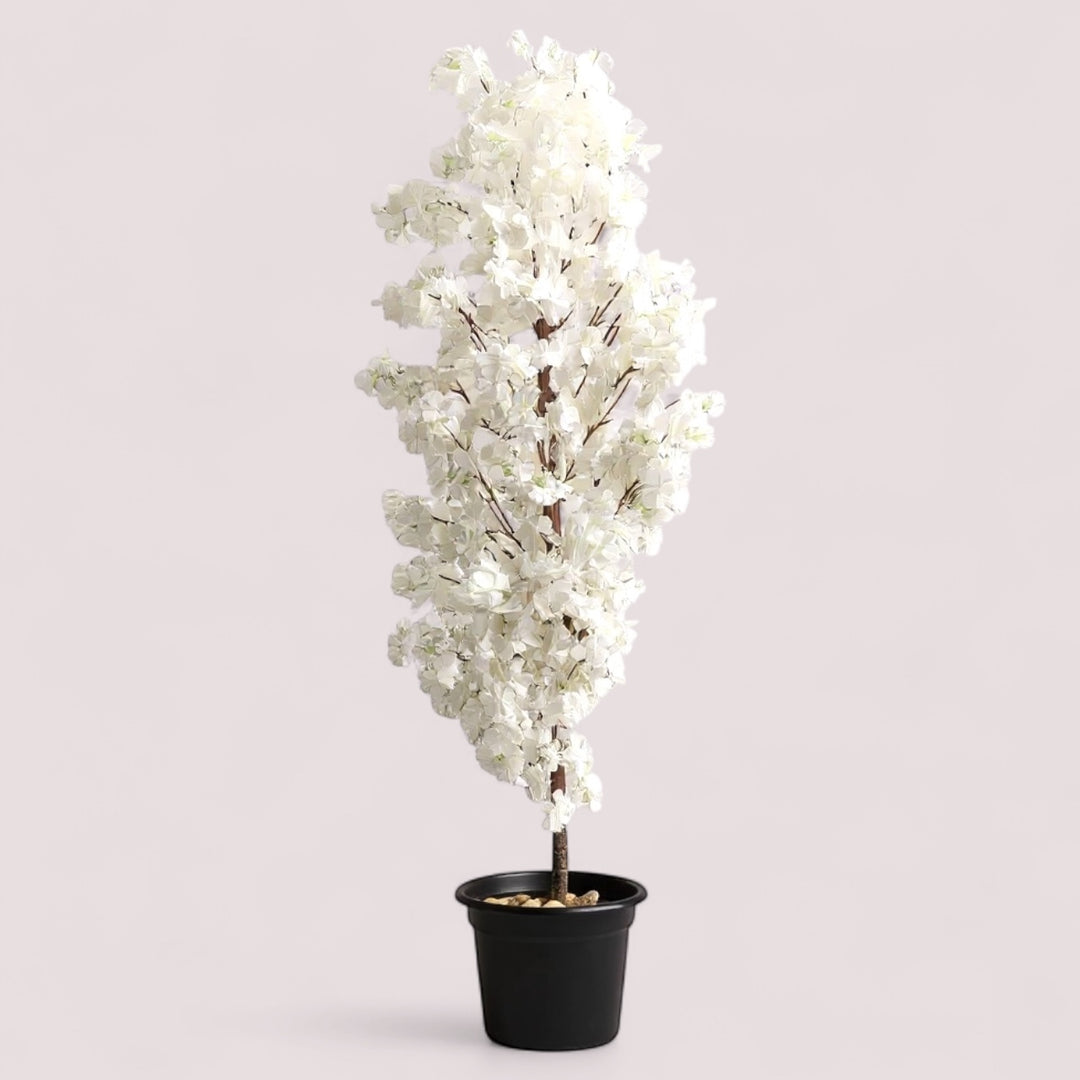 Snowelle - Artificial White Blossom Tree