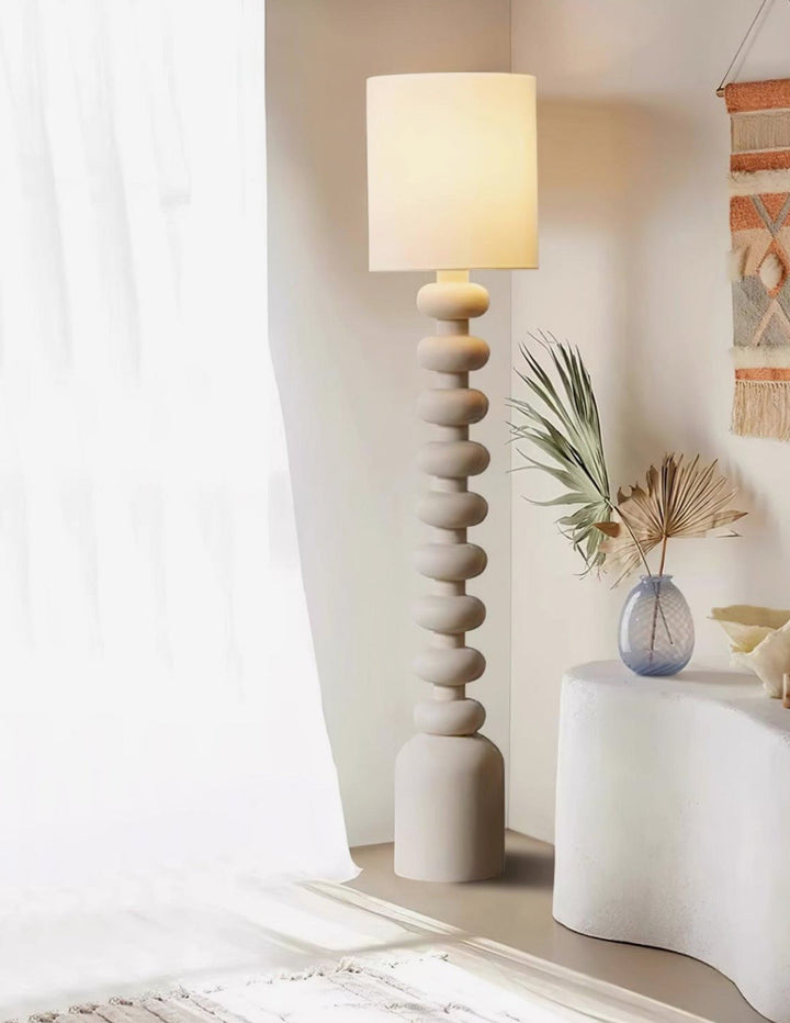 Stacked Stone Floor Lamp