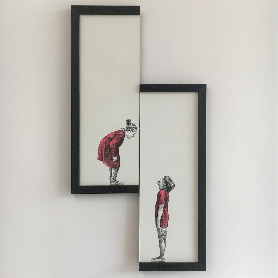 modern framed wall decor artwork for home or office