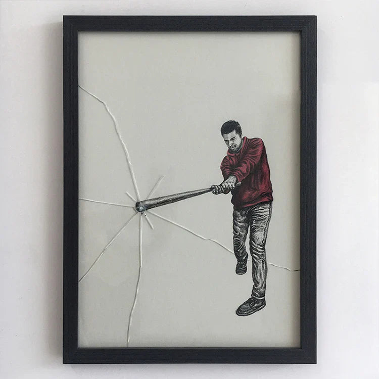 modern framed wall decor artwork for home or office