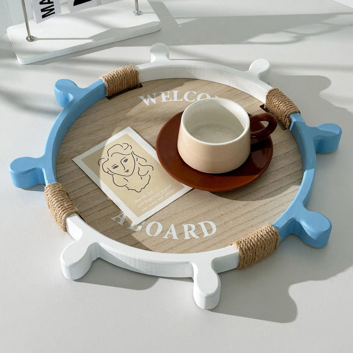 Nautical "Welcome Aboard"  Tray