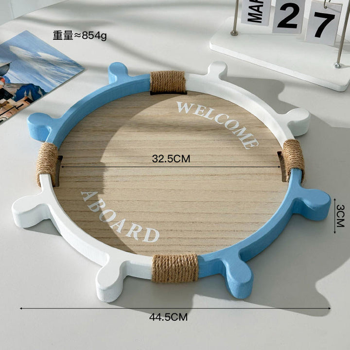 Nautical "Welcome Aboard"  Tray