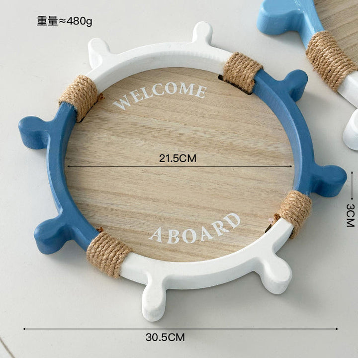 Nautical "Welcome Aboard"  Tray