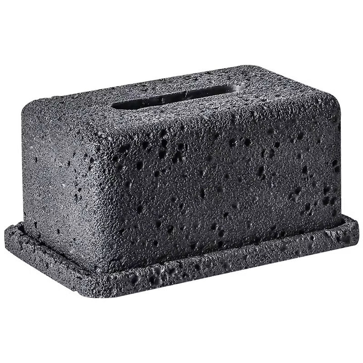 Lava Rock-Style Tissue Box Holder